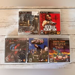 Playstation 3  Lot of 5 games *See Description for details